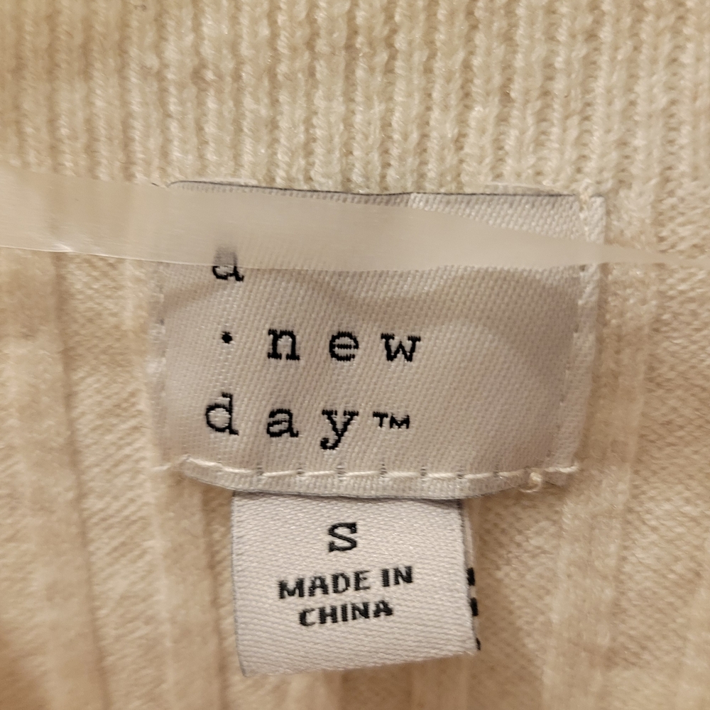 A New Day Cream Ribbed Top - Picture 2 of 2